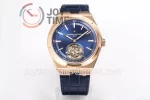 Vacheron Constantin Overseas BBR 1:1 Best Edition RG 42mm Leather Strap Tourbillon