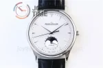 Jaeger-LeCoultre Master Ultra Thin ZF 1:1 Best Edition SS Leather Strap SA925