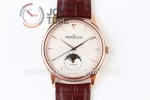 Jaeger-LeCoultre Master Ultra Thin ZF 1:1 Best Edition RG Leather Strap SA925