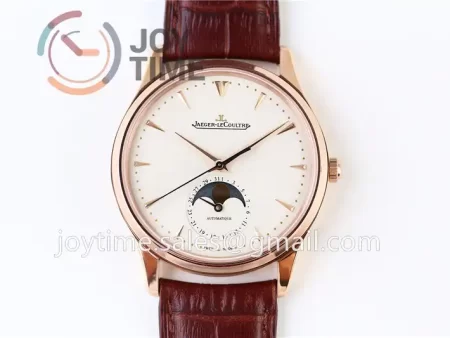 Jaeger-LeCoultre Master Ultra Thin ZF 1:1 Best Edition RG Leather Strap SA925