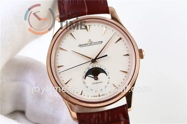 Jaeger-LeCoultre Master Ultra Thin ZF 1:1 Best Edition RG Leather Strap SA925