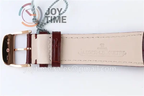 Jaeger-LeCoultre Master Ultra Thin ZF 1:1 Best Edition RG Leather Strap SA925