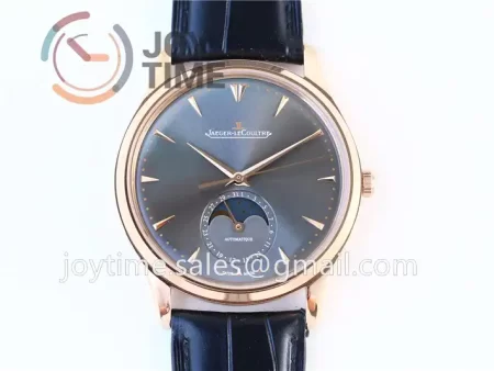 Jaeger-LeCoultre Master Ultra Thin ZF 1:1 Best Edition RG Leather Strap SA925