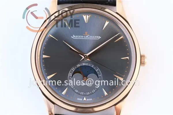 Jaeger-LeCoultre Master Ultra Thin ZF 1:1 Best Edition RG Leather Strap SA925