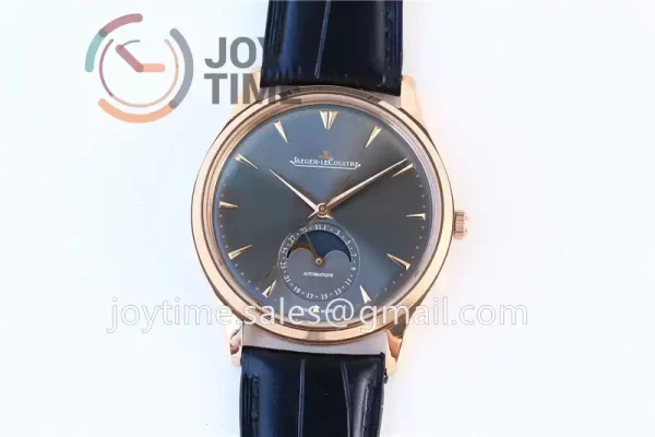 Jaeger-LeCoultre Master Ultra Thin ZF 1:1 Best Edition RG Leather Strap SA925