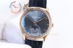 Jaeger-LeCoultre Master Ultra Thin ZF 1:1 Best Edition RG Leather Strap SA925