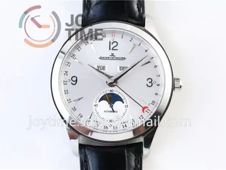 Jaeger-LeCoultre Master Calendar OMF 1:1 Best Edition SS Leather Strap A866