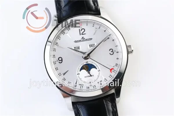 Jaeger-LeCoultre Master Calendar OMF 1:1 Best Edition SS Leather Strap A866