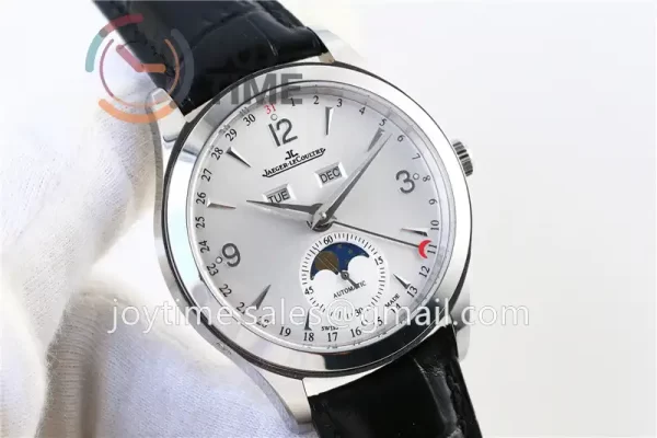 Jaeger-LeCoultre Master Calendar OMF 1:1 Best Edition SS Leather Strap A866