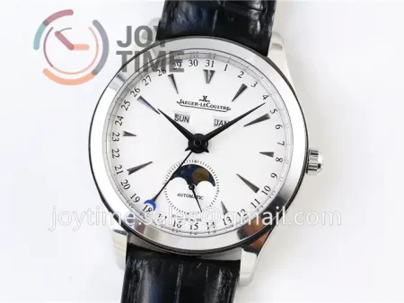 Jaeger-LeCoultre Master Calendar OMF 1:1 Best Edition SS Leather Strap A866