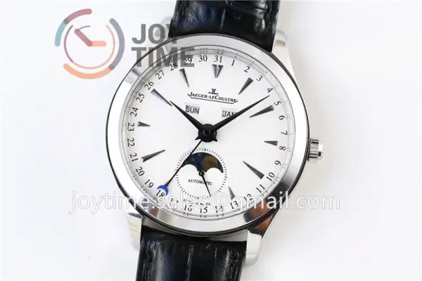 Jaeger-LeCoultre Master Calendar OMF 1:1 Best Edition SS Leather Strap A866