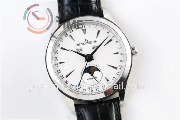 Jaeger-LeCoultre Master Calendar OMF 1:1 Best Edition SS Leather Strap A866