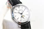 Jaeger-LeCoultre Master Calendar OMF 1:1 Best Edition SS Leather Strap A866