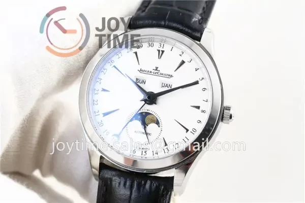 Jaeger-LeCoultre Master Calendar OMF 1:1 Best Edition SS Leather Strap A866