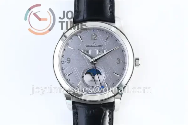 Jaeger-LeCoultre Master Calendar OMF 1:1 Best Edition SS Leather Strap A866