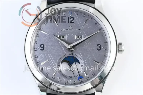 Jaeger-LeCoultre Master Calendar OMF 1:1 Best Edition SS Leather Strap A866