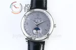 Jaeger-LeCoultre Master Calendar OMF 1:1 Best Edition SS Leather Strap A866