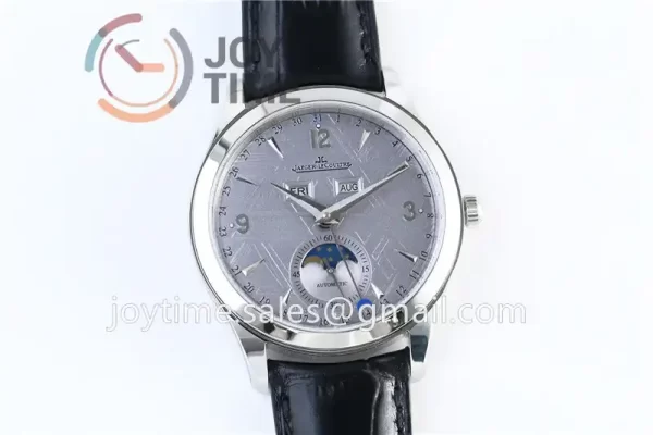 Jaeger-LeCoultre Master Calendar OMF 1:1 Best Edition SS Leather Strap A866