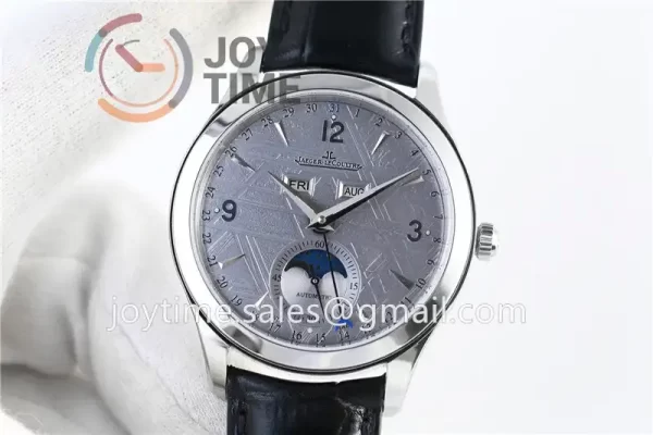 Jaeger-LeCoultre Master Calendar OMF 1:1 Best Edition SS Leather Strap A866