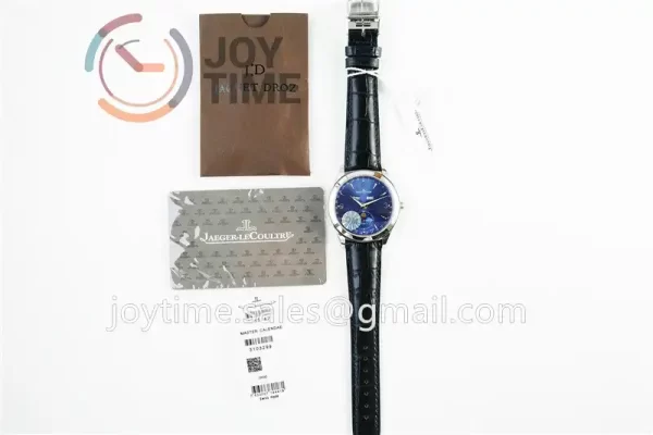 Jaeger-LeCoultre Master Calendar OMF 1:1 Best Edition SS Leather Strap A866