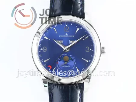 Jaeger-LeCoultre Master Calendar OMF 1:1 Best Edition SS Leather Strap A866