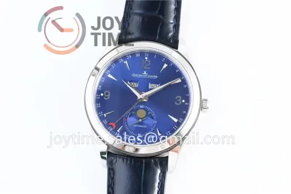 Jaeger-LeCoultre Master Calendar OMF 1:1 Best Edition SS Leather Strap A866