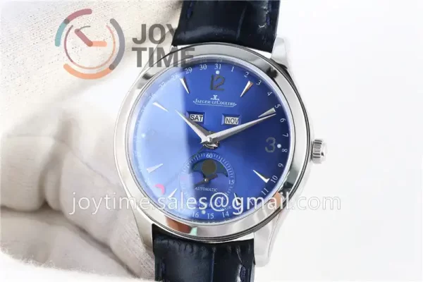 Jaeger-LeCoultre Master Calendar OMF 1:1 Best Edition SS Leather Strap A866