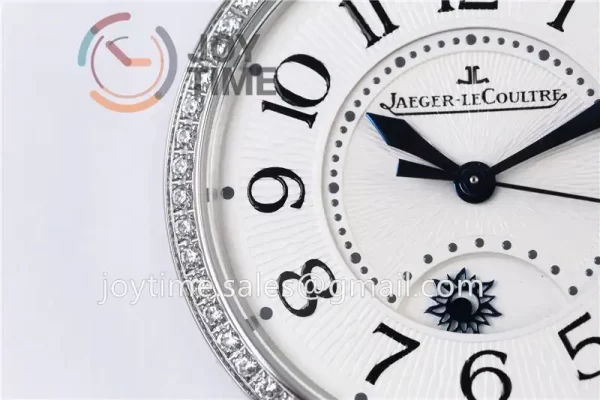 Jaeger-LeCoultre Rendez-Vous Night & Day ZF 1:1 Best Edition  Diamonds Bezel  Leather Strap SA898