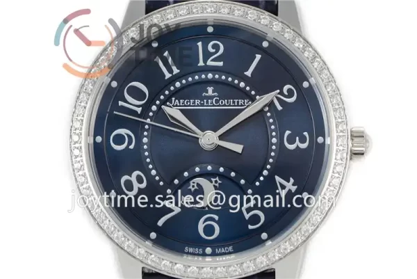 Jaeger-LeCoultre Rendez-Vous Night & Day ZF 1:1 Best Edition  Diamonds Bezel  Leather Strap SA898