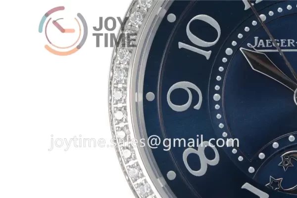 Jaeger-LeCoultre Rendez-Vous Night & Day ZF 1:1 Best Edition  Diamonds Bezel  Leather Strap SA898