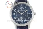 Jaeger-LeCoultre Rendez-Vous Night & Day ZF 1:1 Best Edition  Diamonds Bezel  Leather Strap SA898