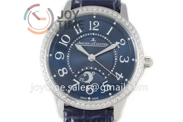 Jaeger-LeCoultre Rendez-Vous Night & Day ZF 1:1 Best Edition  Diamonds Bezel  Leather Strap SA898