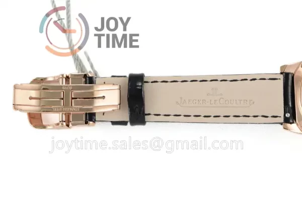 Jaeger-LeCoultre Rendez-Vous Night & Day ZF 1:1 Best Edition RG Diamonds Bezel  Leather Strap SA898