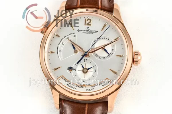 Jaeger-LeCoultre Master Geographic ZF 1:1 Best Edition RG Leather Strap A939