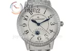 Jaeger-LeCoultre Rendez-Vous Night & Day ZF 1:1 Best Edition Diamond Bezel Leather Strap SA898