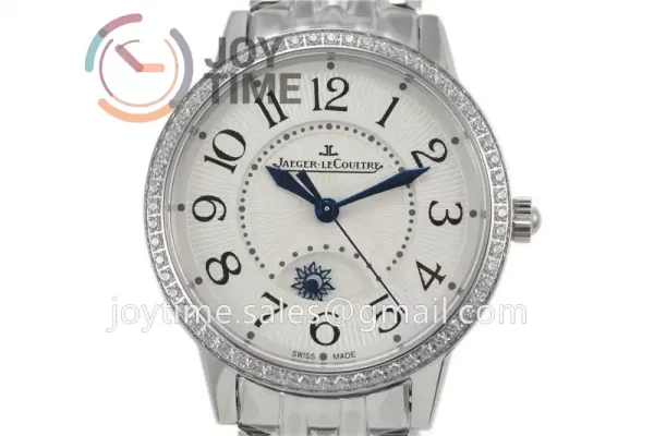 Jaeger-LeCoultre Rendez-Vous Night & Day ZF 1:1 Best Edition Diamond Bezel Leather Strap SA898