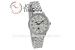 Jaeger-LeCoultre Rendez-Vous Night & Day ZF 1:1 Best Edition Diamond Bezel Leather Strap SA898