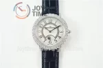 Jaeger-LeCoultre Rendez-Vous Night & Day ZF 1:1 Best Edition Diamonds Bezel Leather Strap SA898