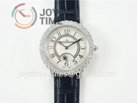 Jaeger-LeCoultre Rendez-Vous Night & Day ZF 1:1 Best Edition Diamonds Bezel Leather Strap SA898