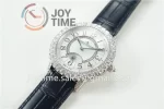 Jaeger-LeCoultre Rendez-Vous Night & Day ZF 1:1 Best Edition Diamonds Bezel Leather Strap SA898