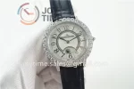 Jaeger-LeCoultre Rendez-Vous Night & Day ZF 1:1 Best Edition Diamonds Bezel Leather Strap SA898