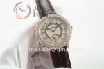 Jaeger-LeCoultre Rendez-Vous Night & Day ZF 1:1 Best Edition RG Diamonds Bezel  Leather Strap SA898