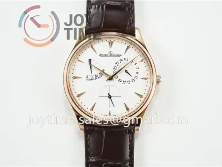 Jaeger-LeCoultre Master Ultra Thin Réserve de Marche GF 1:1 Best Edition RG Leather Strap A938