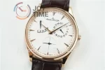 Jaeger-LeCoultre Master Ultra Thin Réserve de Marche GF 1:1 Best Edition RG Leather Strap A938