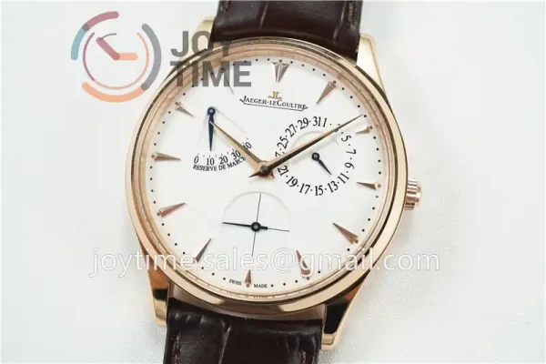 Jaeger-LeCoultre Master Ultra Thin Réserve de Marche GF 1:1 Best Edition RG Leather Strap A938