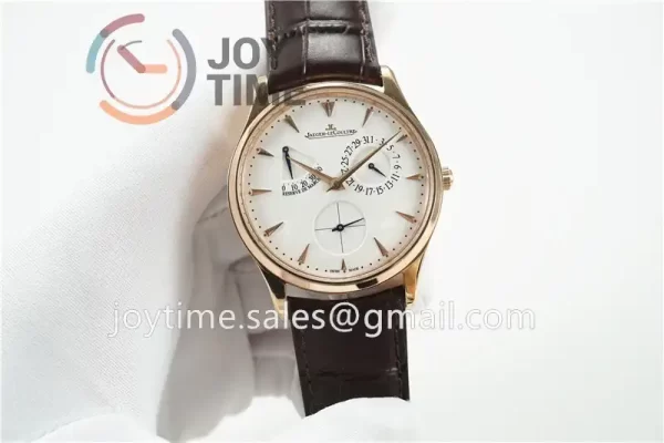 Jaeger-LeCoultre Master Ultra Thin Réserve de Marche GF 1:1 Best Edition RG Leather Strap A938