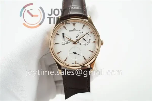 Jaeger-LeCoultre Master Ultra Thin Réserve de Marche GF 1:1 Best Edition RG Leather Strap A938