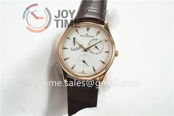 Jaeger-LeCoultre Master Ultra Thin Réserve de Marche GF 1:1 Best Edition RG Leather Strap A938