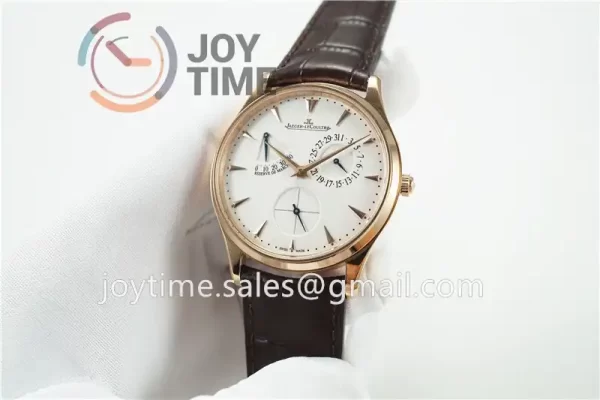 Jaeger-LeCoultre Master Ultra Thin Réserve de Marche GF 1:1 Best Edition RG Leather Strap A938