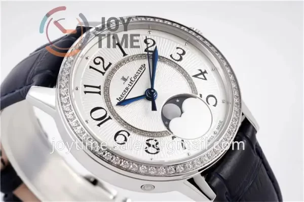 Jaeger-LeCoultre Rendez-Vous Night & Day ZF 1:1 Best Edition  Diamonds Bezel  Leather Strap SA898